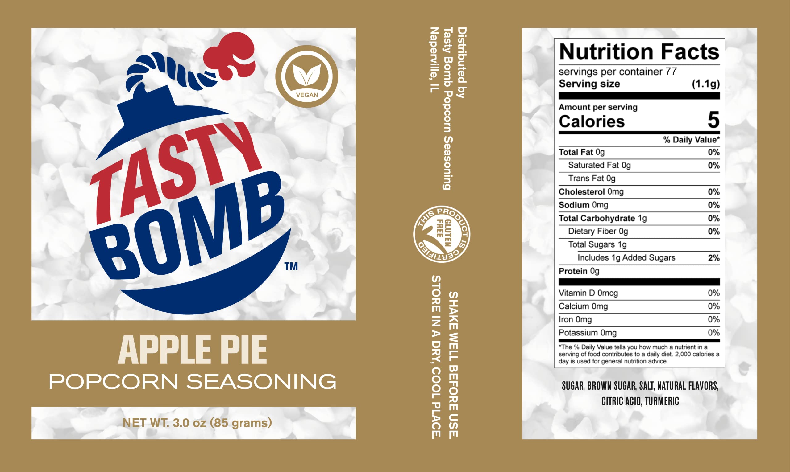Apple Pie - Flavorful Popcorn Seasoning