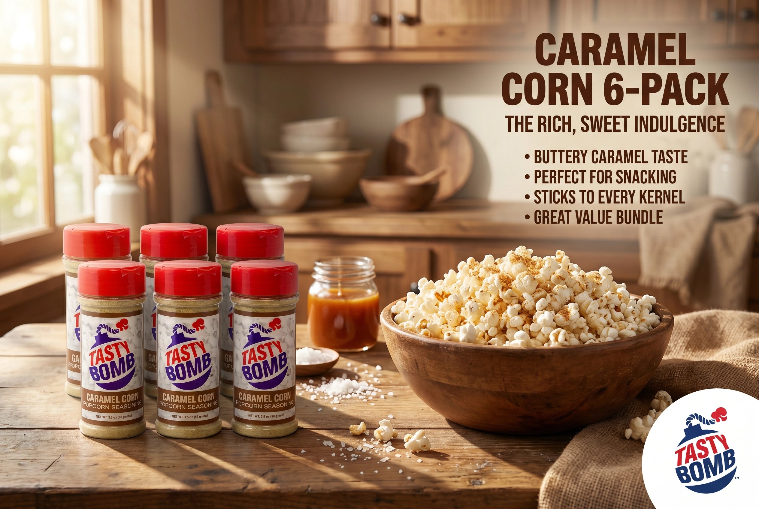 6 Pack - Caramel Corn