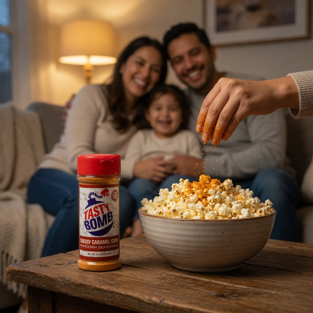 Cheesy Caramel Corn - Flavorful Popcorn Seasoning