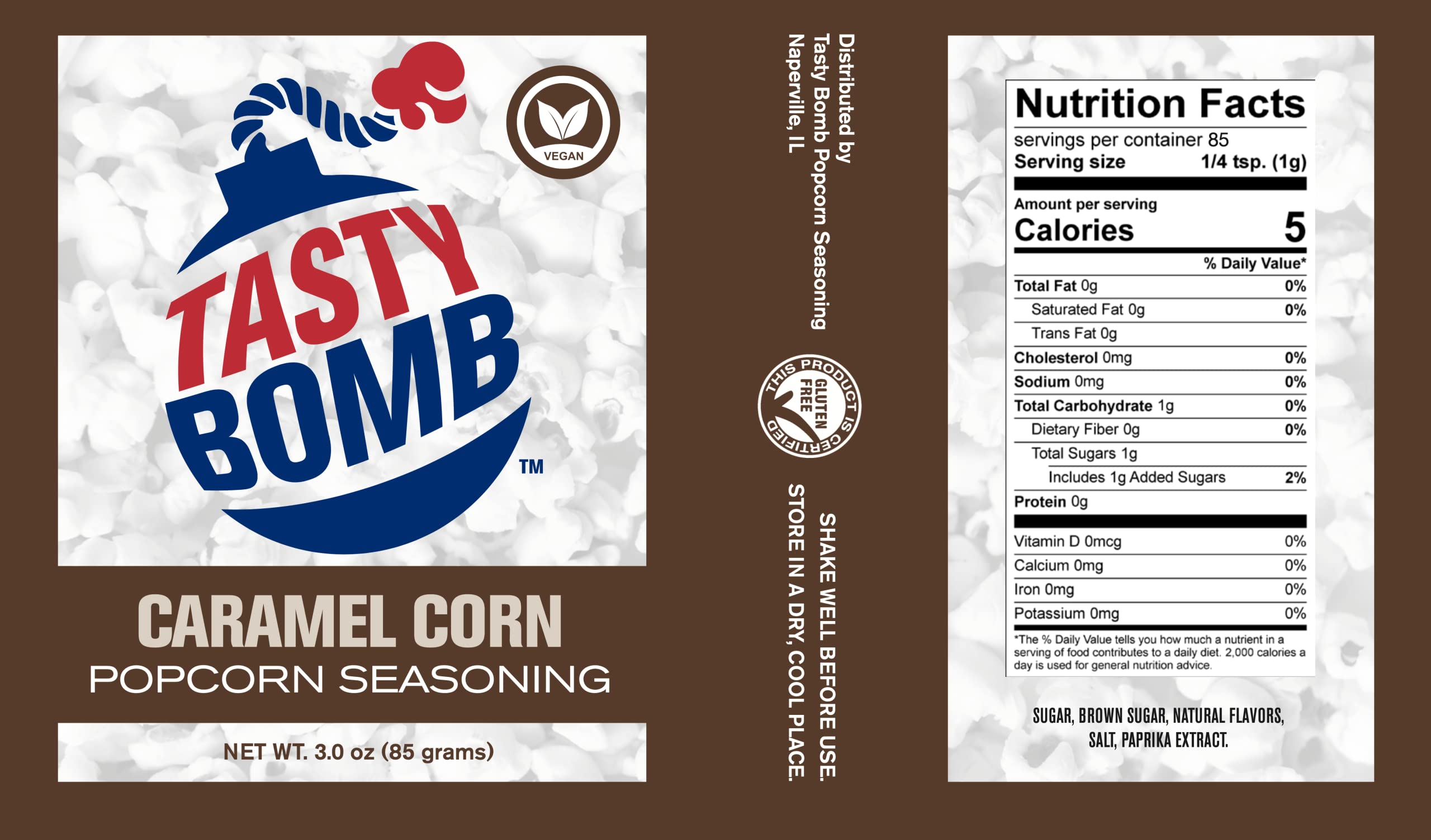 2 Pack -Caramel Corn Seasonings - 6 oz