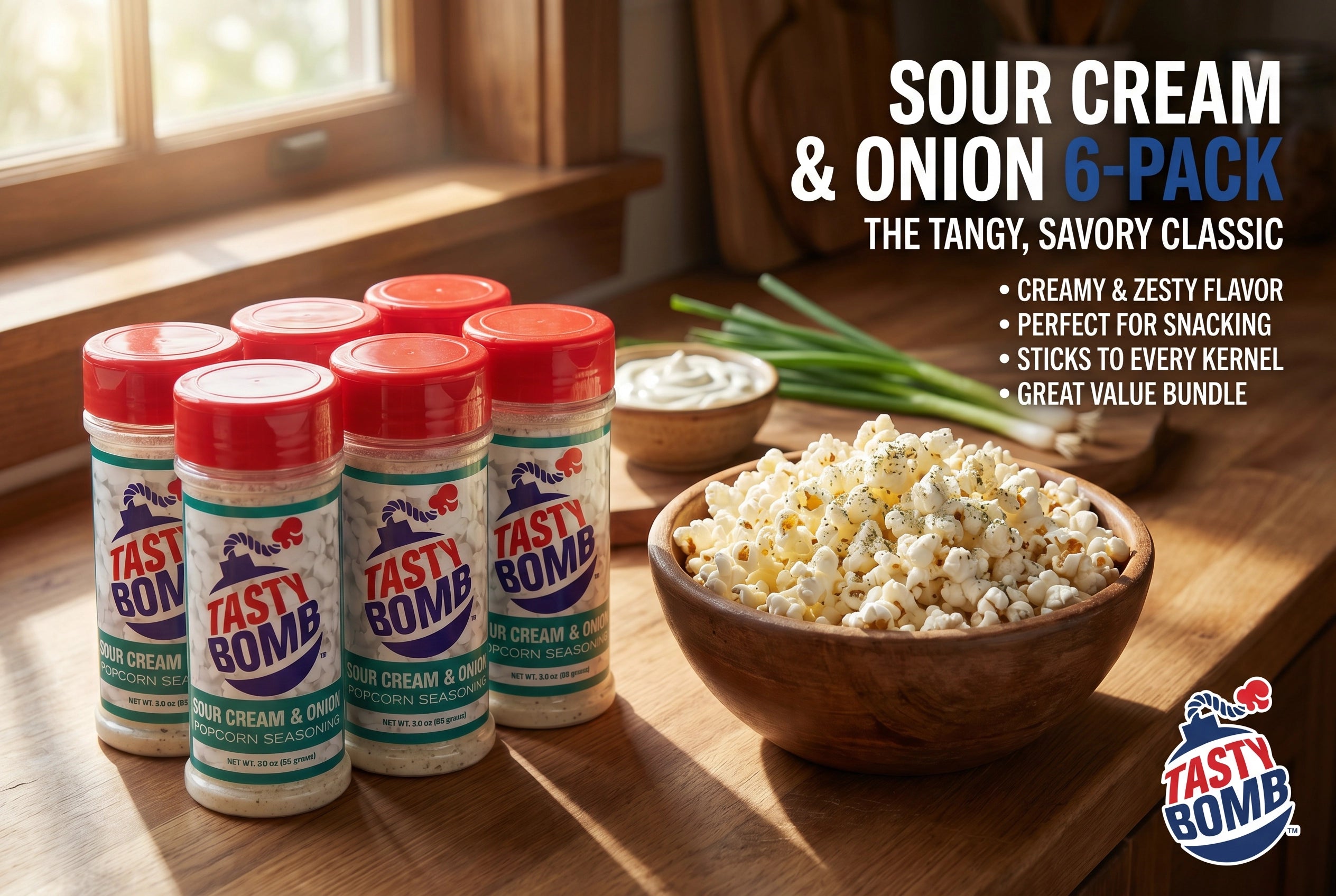 6 Pack - Sour Cream and Onion